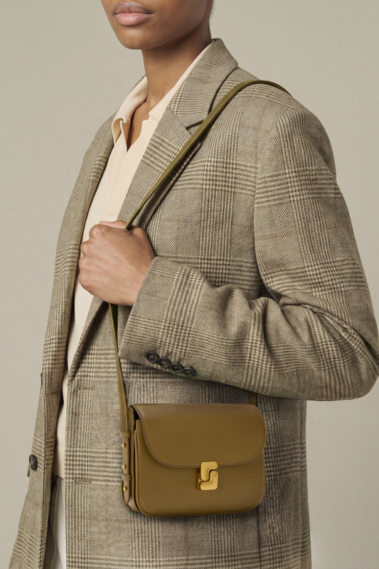 Bolso Bellissima Mini - Bronce, piel Graine - Soeur