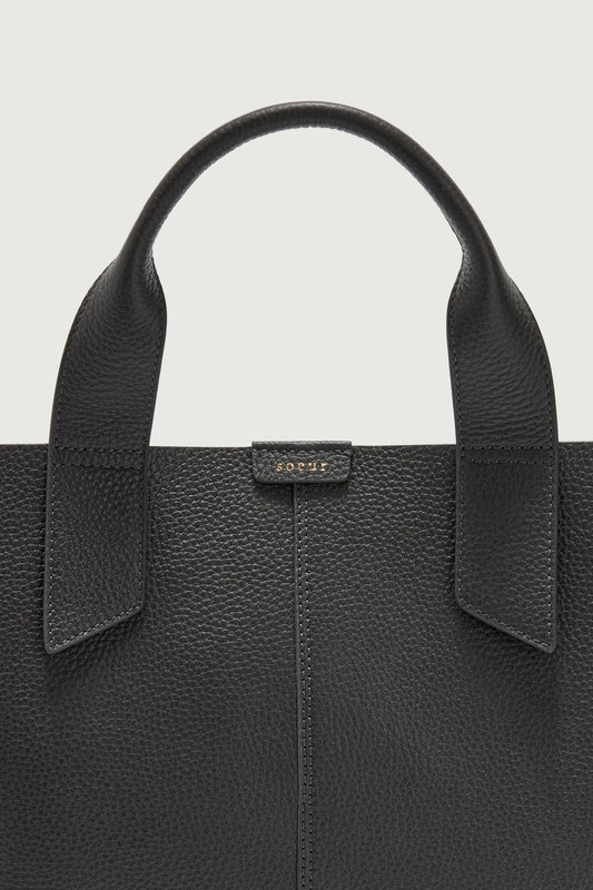 Bolso Suave - Acero - Cuero - Mujer