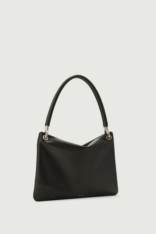 Cabas Gia Mini - Negro - Cuero - Mujer