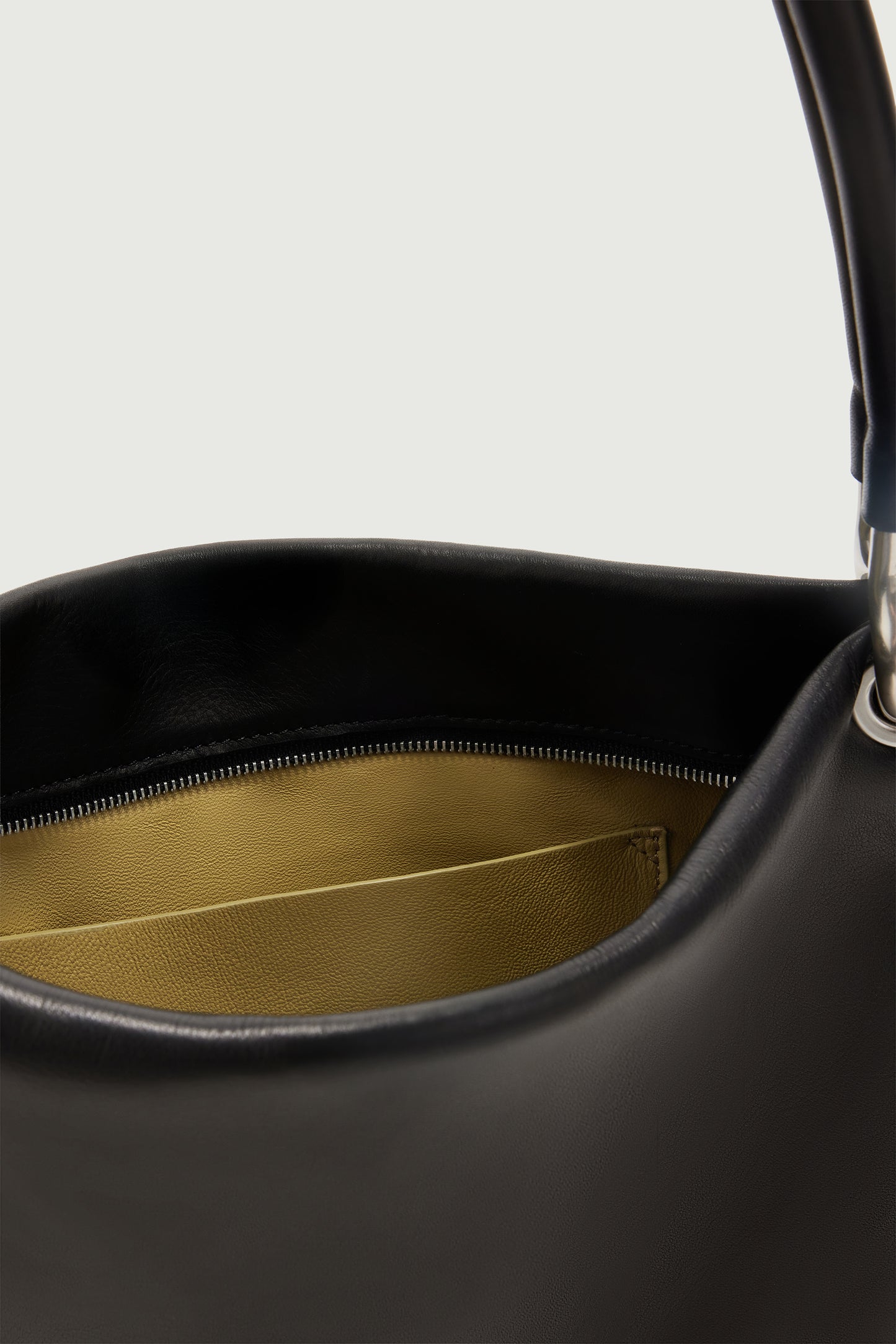Cabas Gia Mini - Negro - Cuero - Mujer