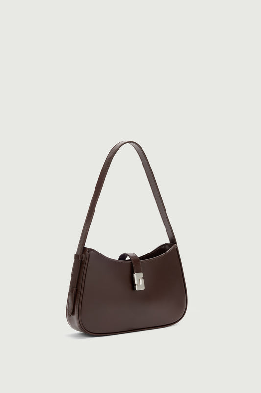 Bolso Bonnie - Chocolate - Cuero - Mujer