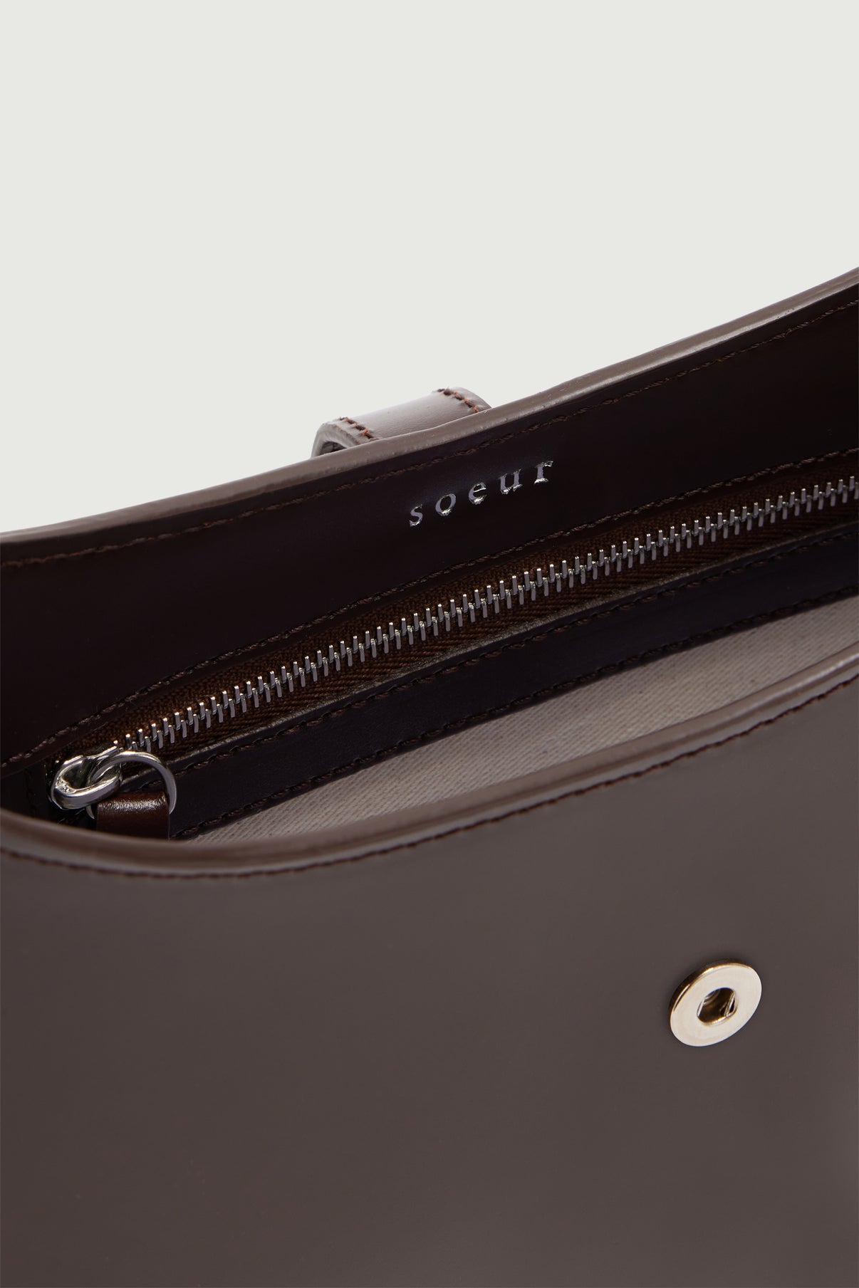 Bolso Bonnie - Chocolate - Cuero - Mujer vue 4
