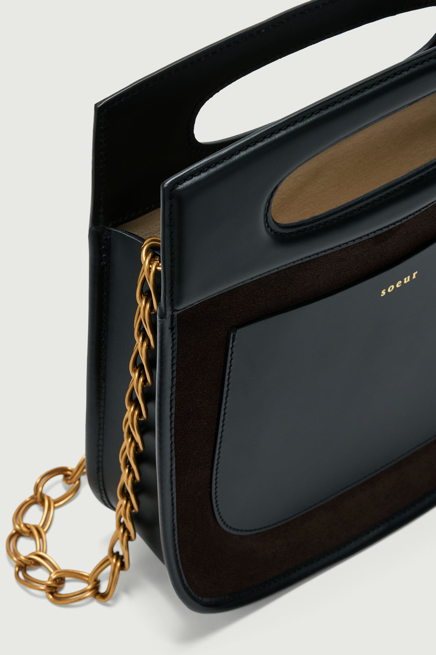 Bolso Cheri - Marrón Oscuro - Cuero - Mujer