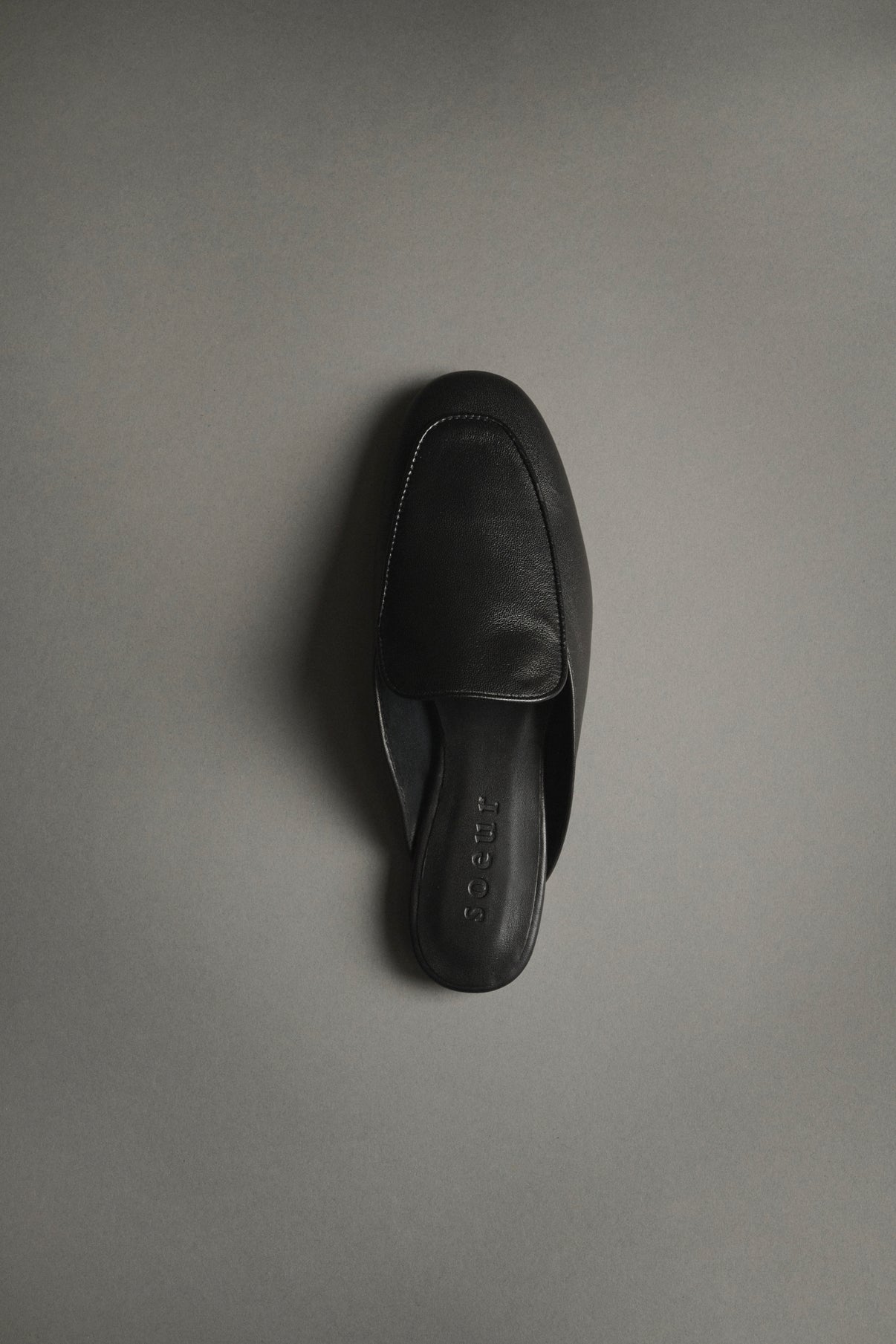 Mules Antonine - Negro - Cuero - Mujer vue 5